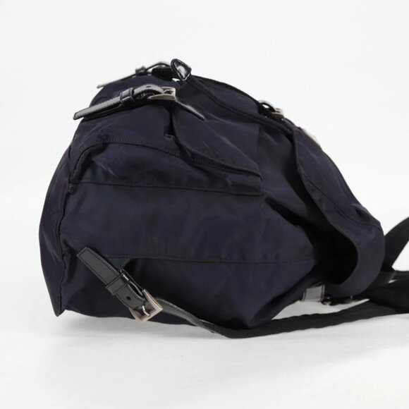PRADA Backpack Nylon Purple Silver Auth 129478V - Picture 4 of 16